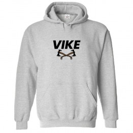 Vike Classic Novelty Unisex Kids and Adults Pullover Hoodie